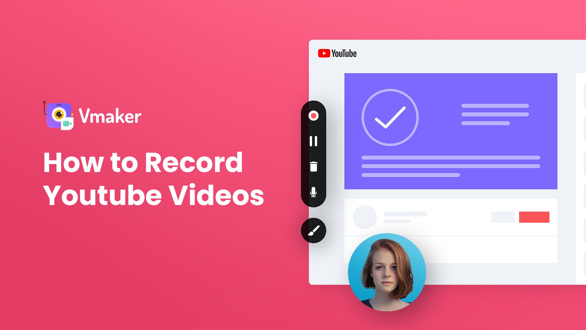 Бесплатная программа записи экрана для видео на YouTube | Vmaker