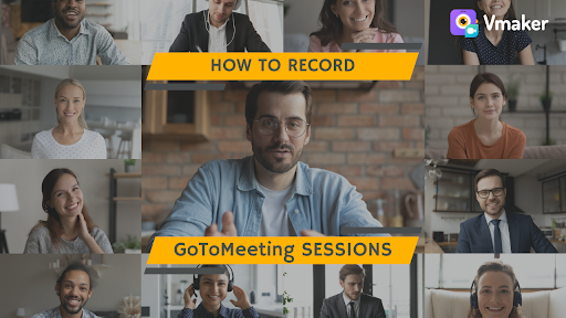 how you can record GoToMeeting using Vmaker